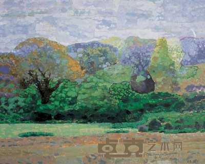 魏鲁安 2005年作 迁徙的鸟（三） 120×100cm